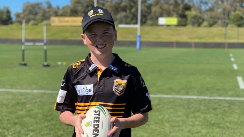 Ball boy Ollie Short dreams big with Sunshine Coast Falcons while inspiring other kids