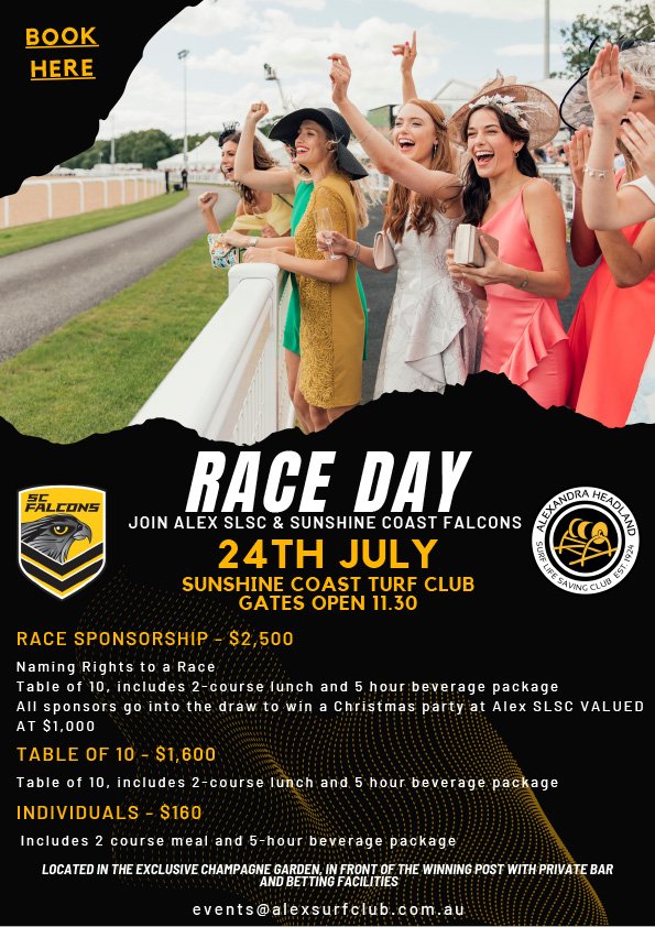 Alex Surf Club and Falcons Raceday 2022