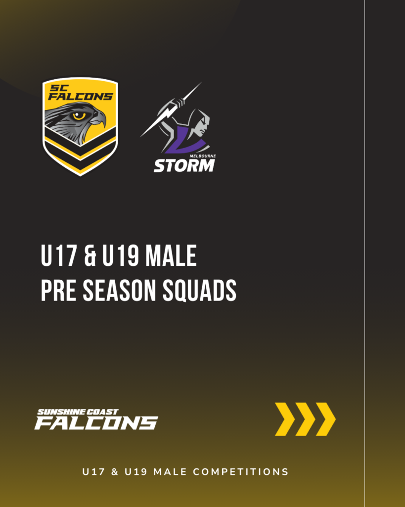 2024 U17 and U19 Male Pre Season Squads