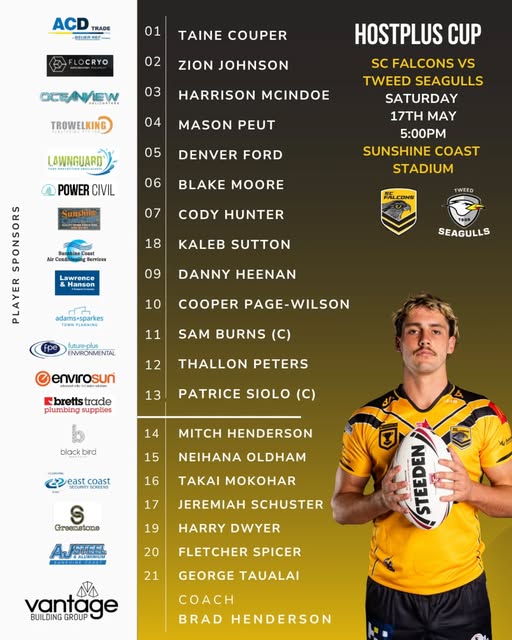 Hostplus Cup Round 9 - Tweed Seagulls
