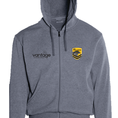 2025 Grey Zip Up Hoodie